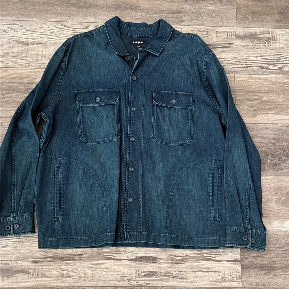Express Denim shacket NWOT